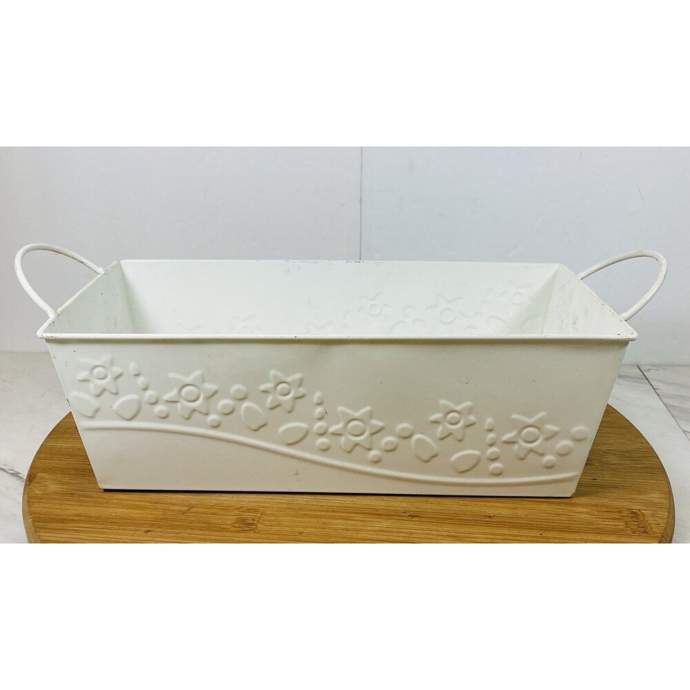 edible arrangements Metal Plant Pot 11”x5”x3.5”